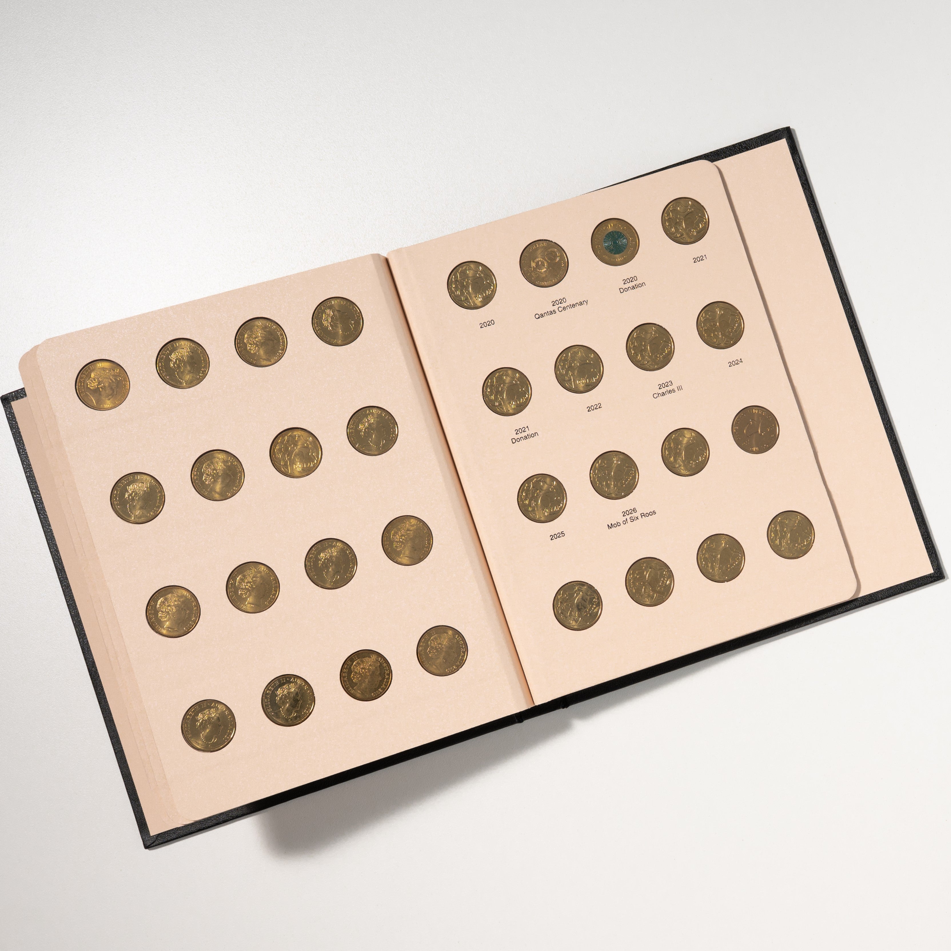 Australian One Dollar Type Set Album