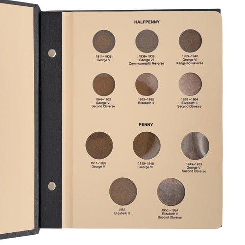 Australian Pre-Decimal Type Set Album