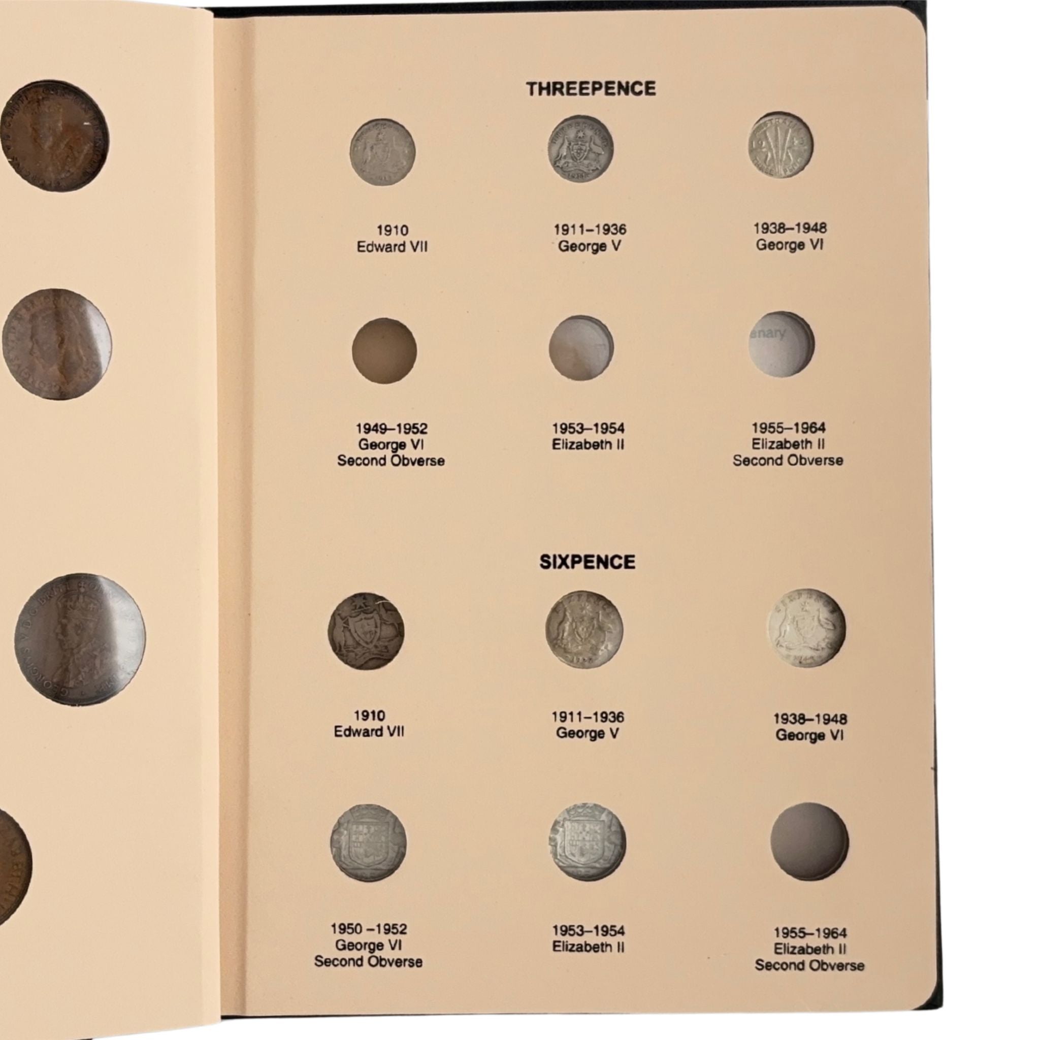 Australian Pre-Decimal Type Set Album